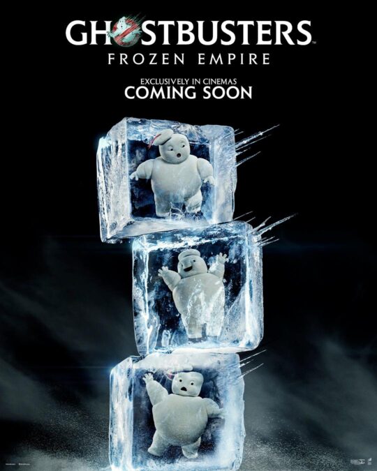 New GHOSTBUSTERS: FROZEN EMPIRE Posters Released
