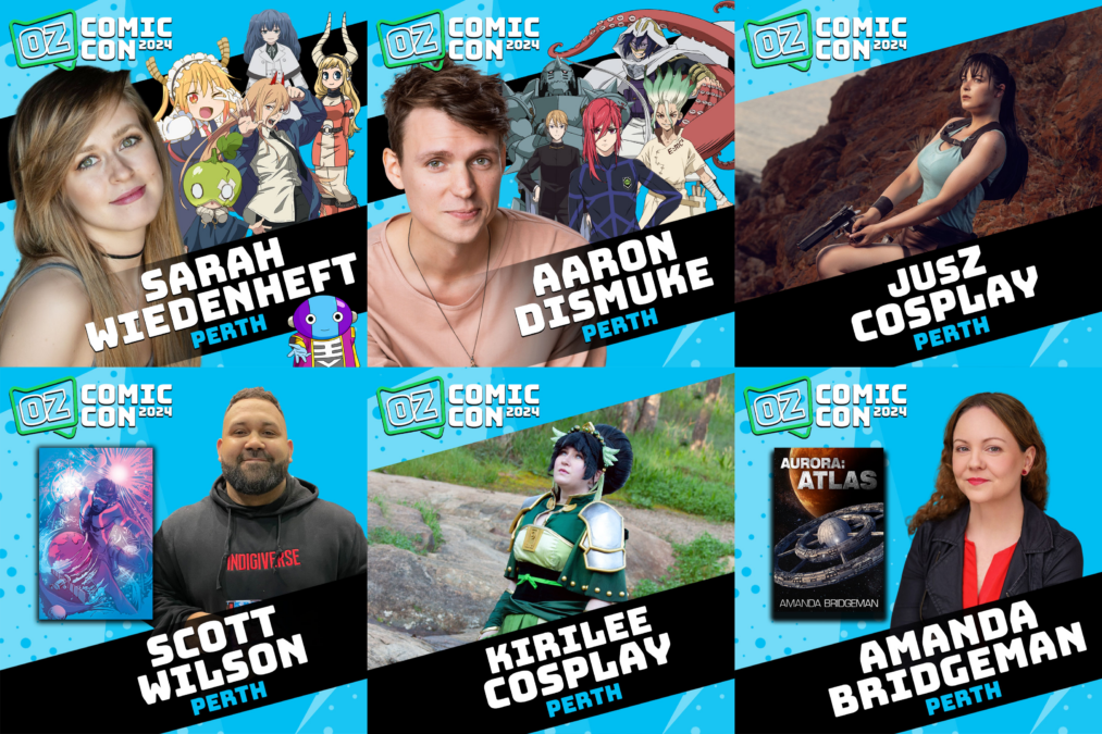 First Guests Announced For OZ COMIC CON Perth 2024